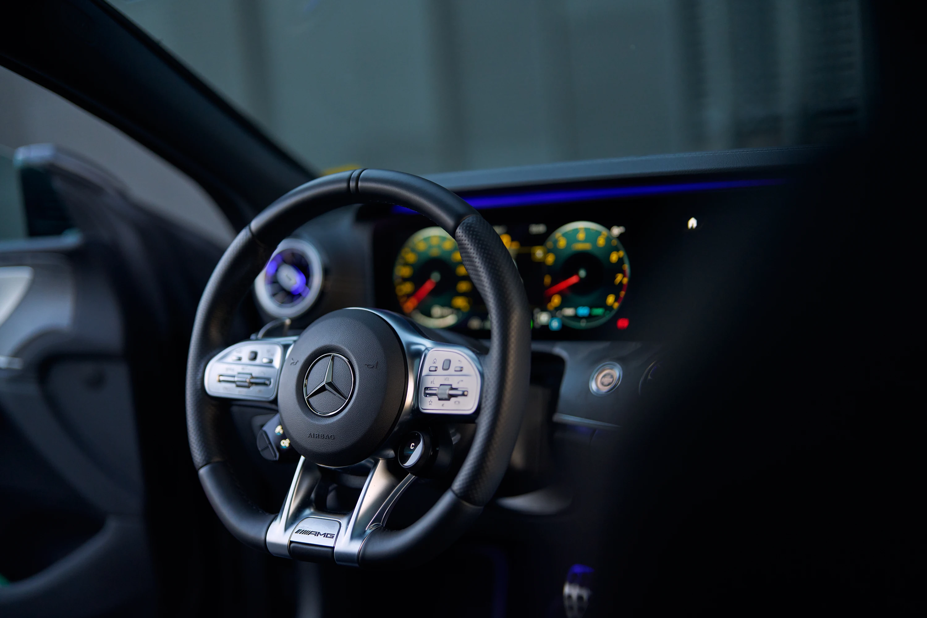 Zdjęcie wnętrza samochodu